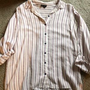 Topshop striped tunic